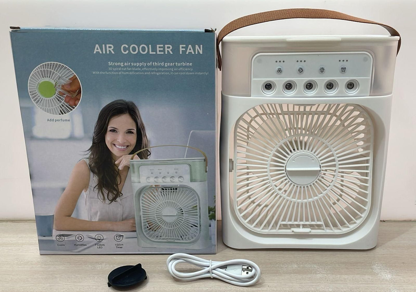 CoolBreeze USB Air Cooler Fan – Portable, Powerful & Energy Saving