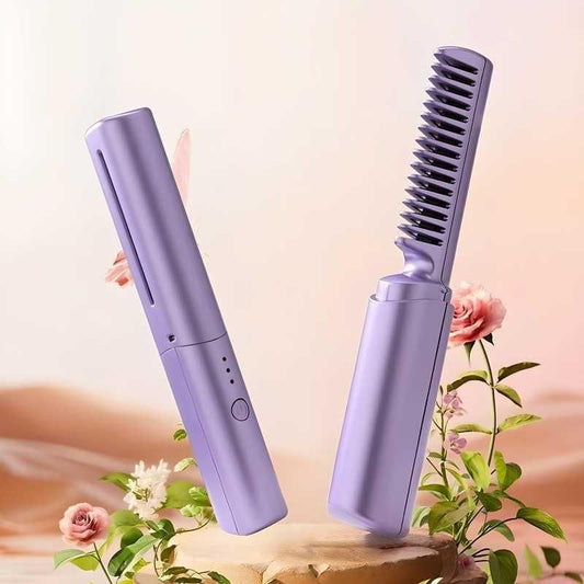 Meneflix™ Cordless Mini Hair Straightener – Portable & Ready for On-the-Go Styling!